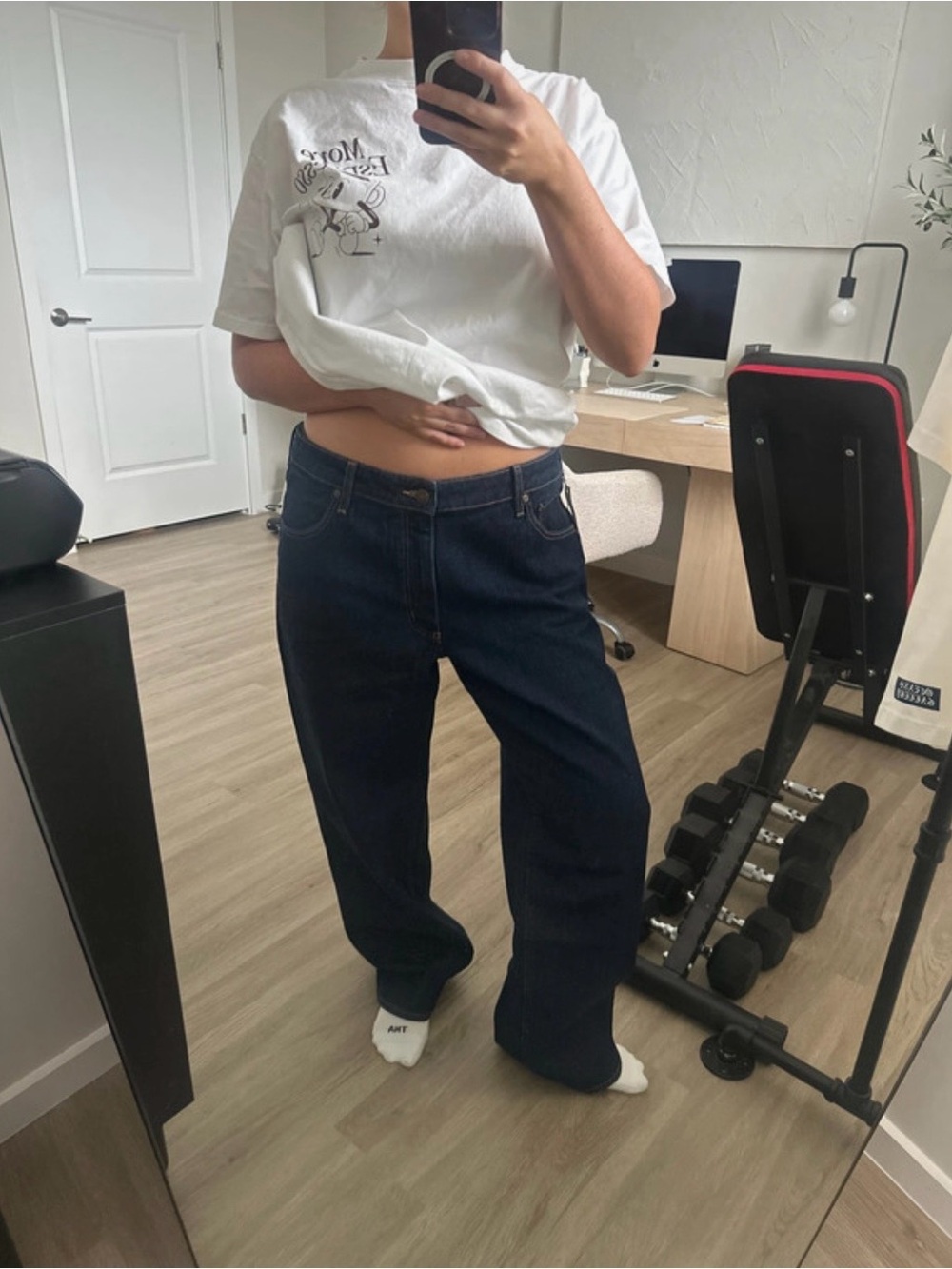 Aritzia Denim Forum Salma Super Lo-rise Baggy Jeans